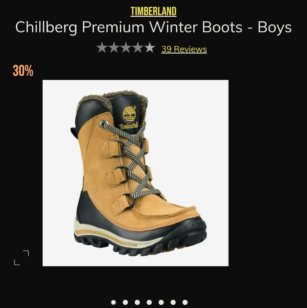 Kids Chillberb Timberland winter boots